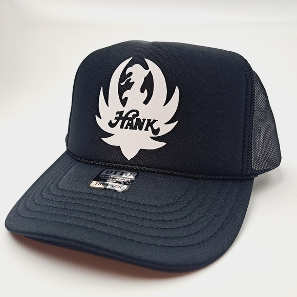 Hank Williams Jr. Bocephus Foam Trucker Mesh Snapback Cap Hat Black new - Picture 1 of 4